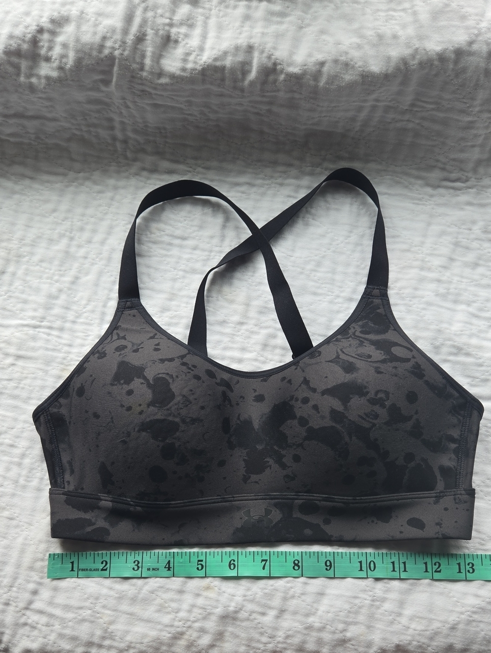 Under Armour Crossback Hunter Green Sports Bra, sM